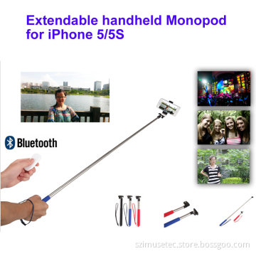 Extendable handheld Monopod for iPhone and Android phone